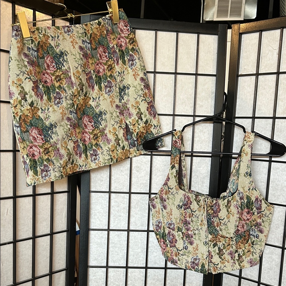 Floral Patterned Skirt